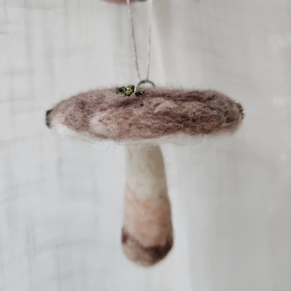 Needle Felt Mushroom Ornament - Picture 5 of 5